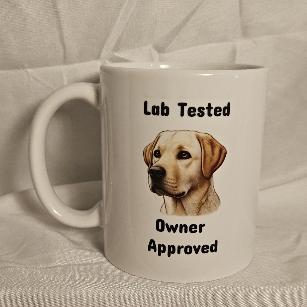 Charming White Dog Mug for Pet Lovers